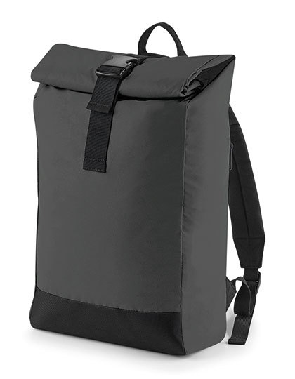 hi vis:reflektierender roll-top rucksack