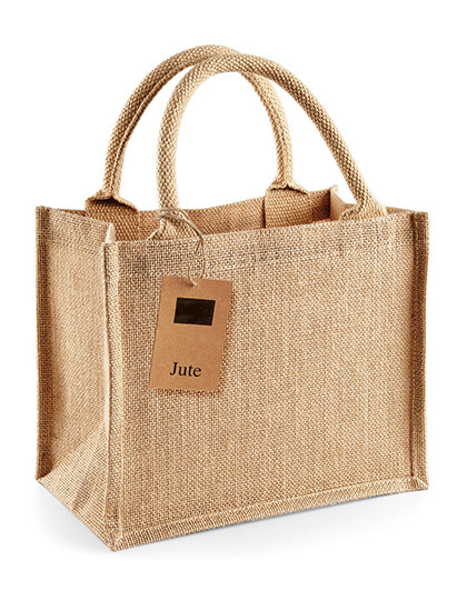 jute:small gift bag multicolor - Shopper mit Logo