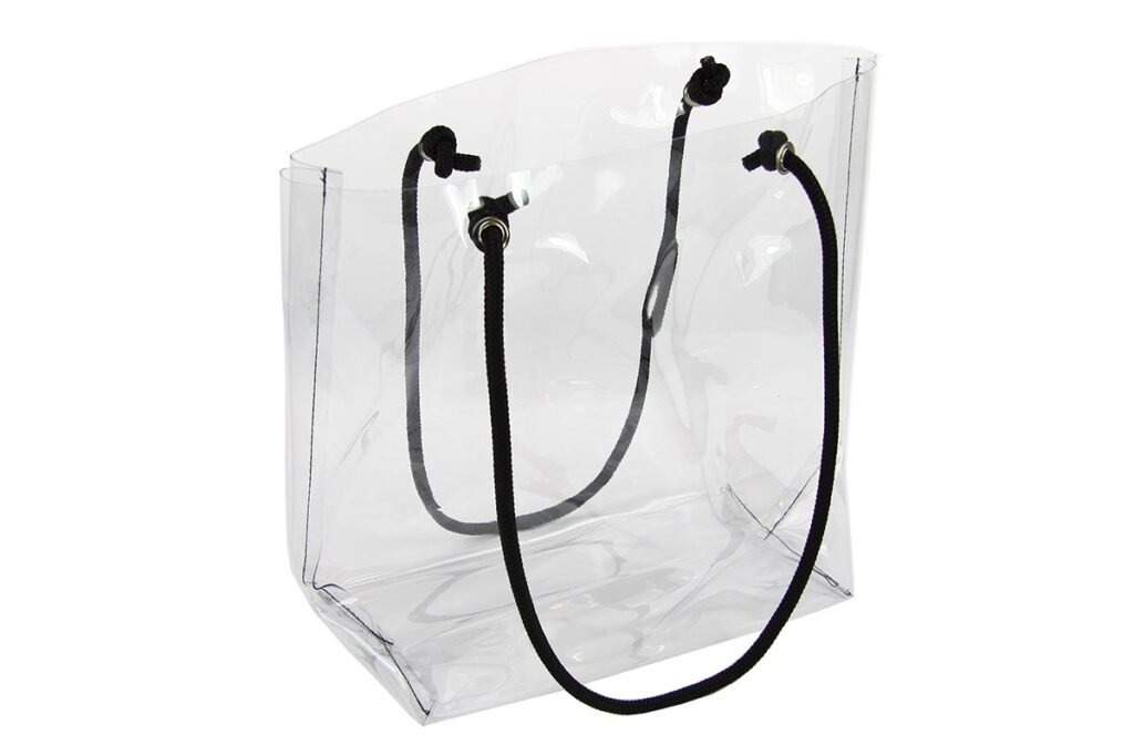 crystal:shopper rope - Transparent mit Logo