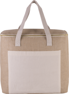 cool:Kühltasche aus Jute L - Kühltaschen mit Logo
