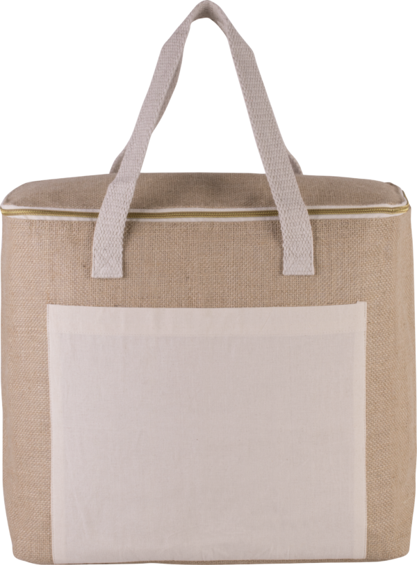 cool:Kühltasche aus Jute L - Kühltaschen mit Logo