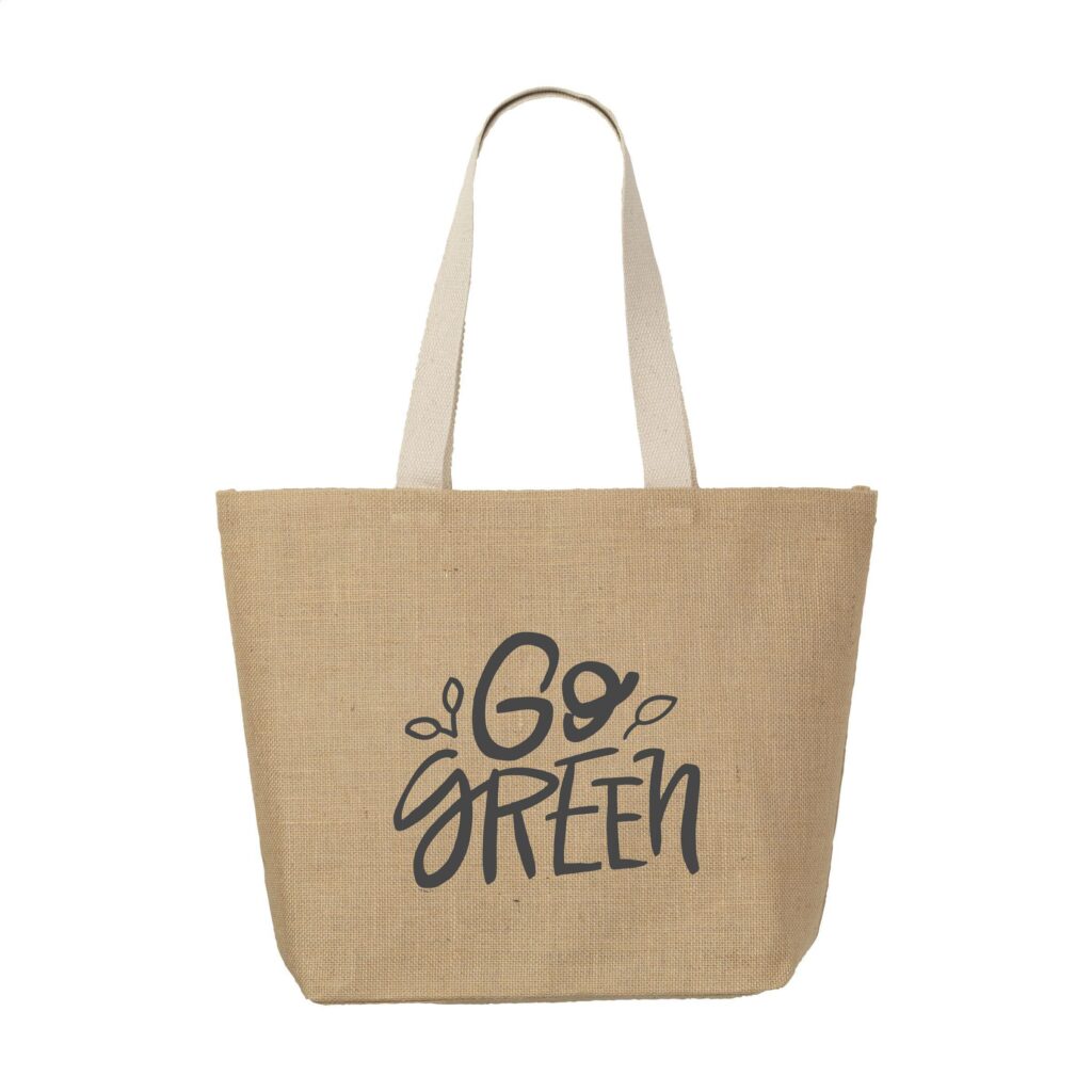 Elegance Bag Jute-Einkaufstasche - Shopper mit Logo