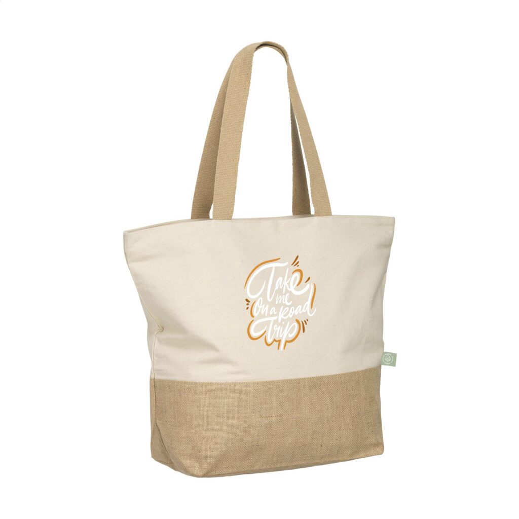 Cancun Beachbag Organic Cotton (320 g/m²) - Shopper mit Logo