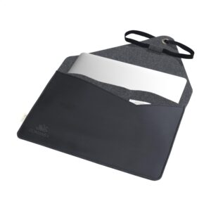 Recycled Felt & Apple Leather Laptop Sleeve 15/16" - Ansicht 3