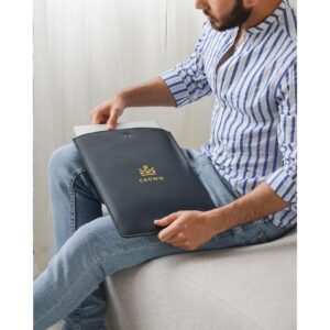 Recycled Leather Laptop Sleeve 14" - Ansicht 12
