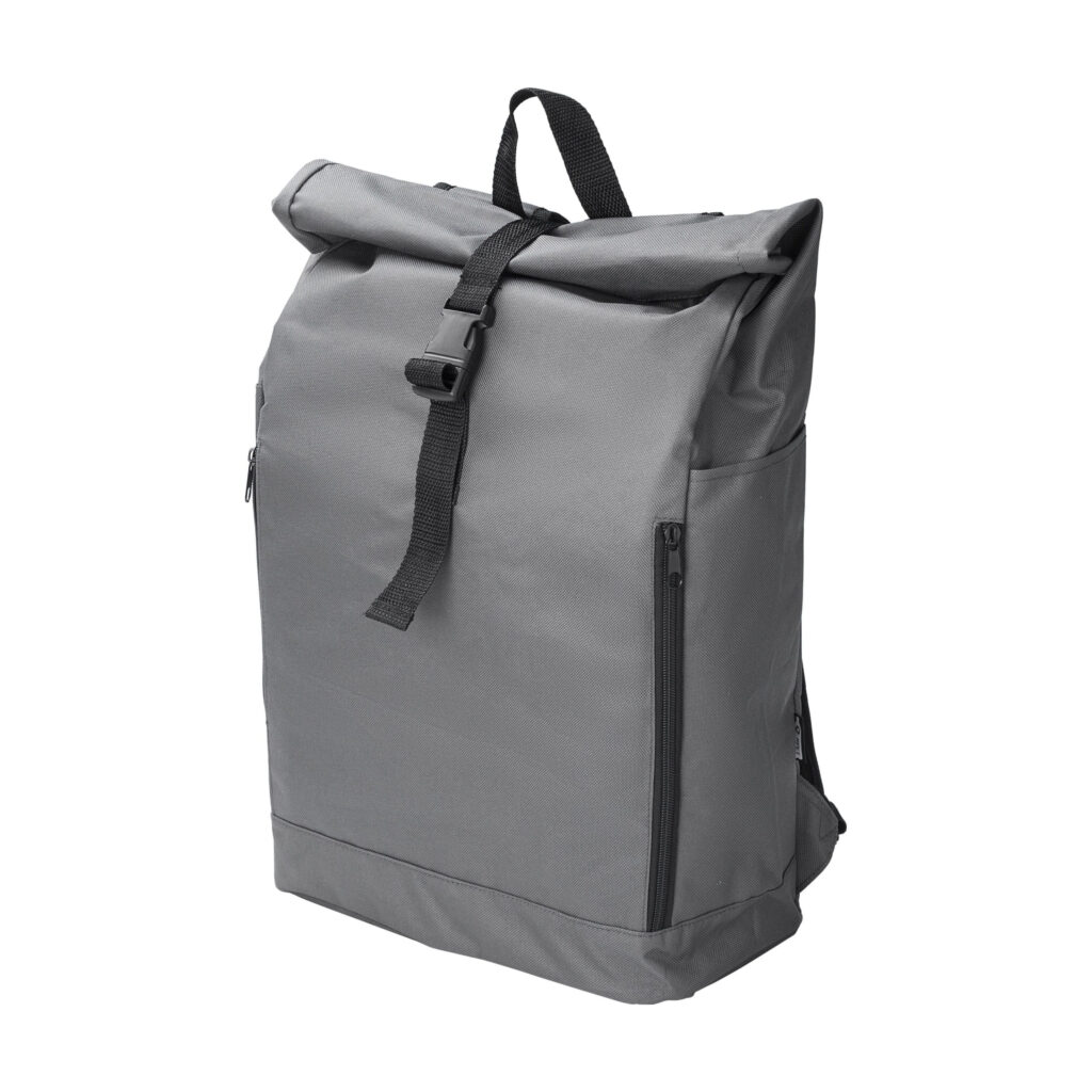 rPET-Polyester (600D) Rucksack mit Rollverschluss Evie