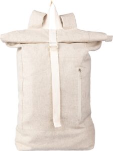 Hanf (280 gr/m2) Rolltop Rucksack Margarete - Ansicht 2