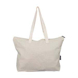 Tragetasche aus recyceltem Polycotton (330 g/m2) Malina - Ansicht 6