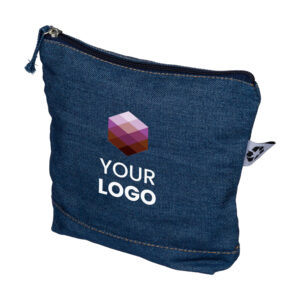 Kosmetiktasche aus recyceltem Denim Orin - Ansicht 3