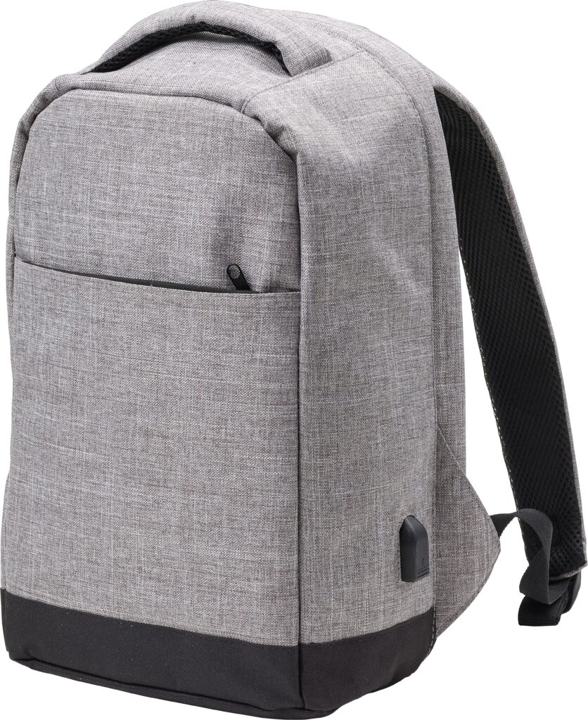 Diebstahlsicherer Rucksack aus Polyester Cruz - Rucksäcke mit Logo