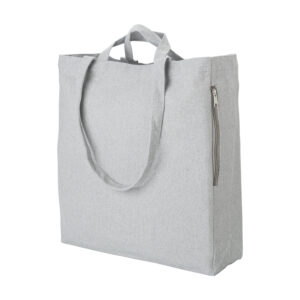 Einkaufstasche aus recycelter Baumwolle Bennett - Shopper mit Logo