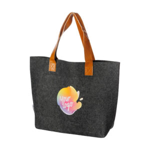 rPET-Filz-Einkaufstasche Hunter - Shopper mit Logo