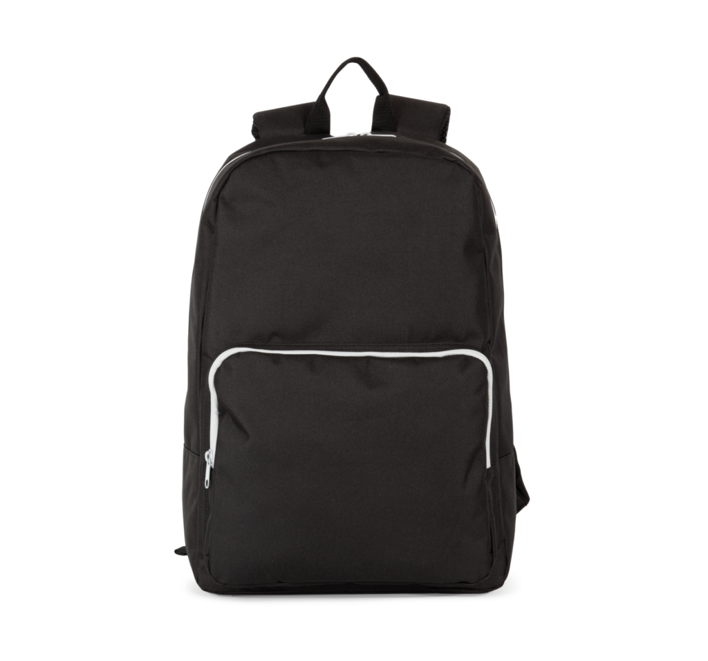 Rucksack mit kontrastfarbenem Reißverschluss - Rucksäcke mit Logo