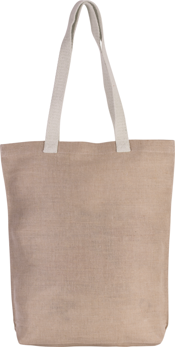 Shoppingtasche aus Jute-Baumwollmischgewebe - Ansicht 8