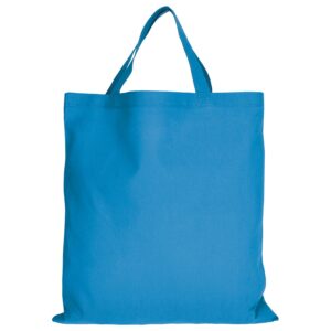 cotton:Tragetasche (kurze Henkel), Farbe Hellblau