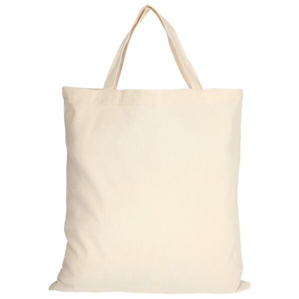 cotton:Tragetasche (kurze Henkel), Farbe Natur
