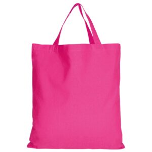 cotton:Tragetasche (kurze Henkel), Farbe Pink
