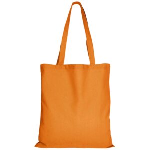 cotton:Tragetasche (lange Henkel), Farbe Mandarin
