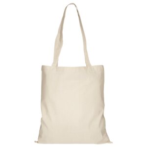cotton:Tragetasche (lange Henkel), Farbe Natur