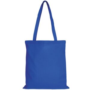 cotton:Tragetasche (lange Henkel), Farbe Royalblau