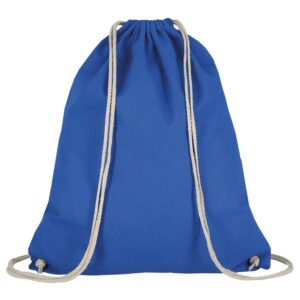 cotton:Turnbeutel, Farbe Royalblau
