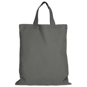 cotton:MIDI Baumwolltasche, Farbe Stahlgrau
