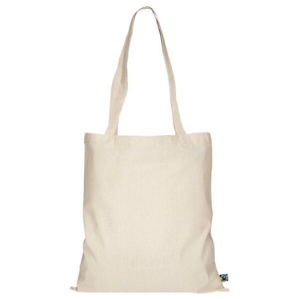 organic:fairtrade Tragetasche (lange Henkel), Farbe Natur