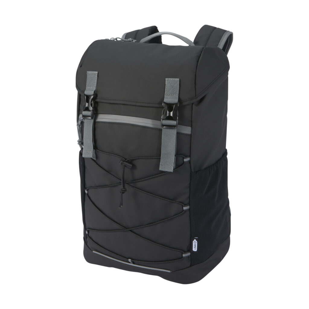 Aqua 15,6" GRS recycelter wasserabweisender Laptop-Rucksack 23 L
