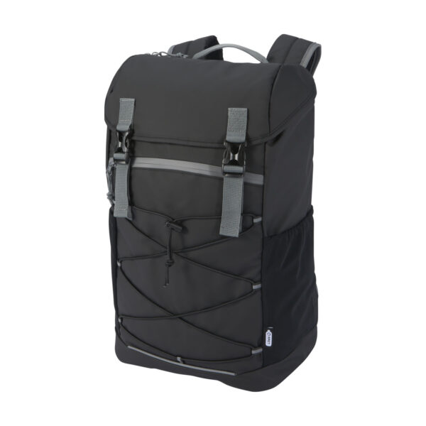 Aqua 15,6" GRS recycelter wasserabweisender Laptop-Rucksack 23 L